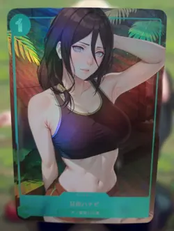 Hanabi Hyuga Naruto Sexy Waifu Anime Goddess Lewd Bikini Doujin Card - Image 1