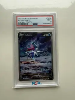 Suicune v Crown Zenith Galarian Gallery Holo Ultra Rare Card GG38 GG70 PSA 9 - Image 2