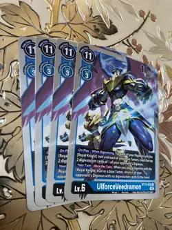 Digimon Card Game Playset UlforceVeedramon BT13-030 R Foil Versus Royal Knights - Image 1