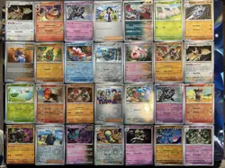 Pokemon TCG Prismatic Evolutions Holo & Reverses Holo x28 Cards Bundle - Image 1