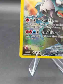 White Kyurem XY81 Black Star Promo Full Art Pokemon Card MP IR TCG MP - Image 2