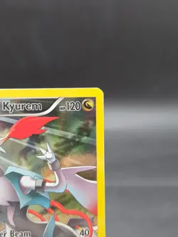 White Kyurem XY81 Black Star Promo Full Art Pokemon Card MP IR TCG MP - Image 4
