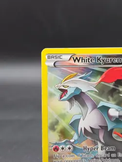 White Kyurem XY81 Black Star Promo Full Art Pokemon Card MP IR TCG MP - Image 5