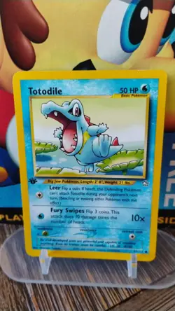 TOTODILE Neo Genesis POKEMON Non-Holo 1st Edition 2000 Trading Card 81/111 - Image 1