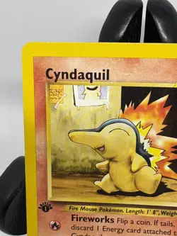 Pokemon TCG Cyndaquil Neo Genesis 1ST Edition Common Card 57/111 LP Vintage - Image 3