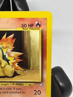 Pokemon TCG Cyndaquil Neo Genesis 1ST Edition Common Card 57/111 LP Vintage - Image 4