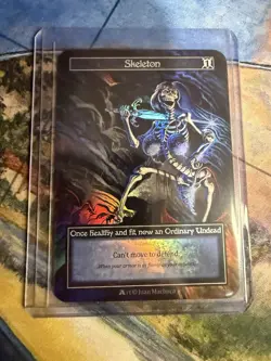 Sorcery Gothic Contested Realm Skeleton Promo Card NM Rudy Alpha Investments - Image 1