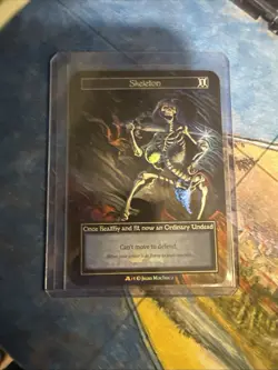Sorcery Gothic Contested Realm Skeleton Promo Card NM Rudy Alpha Investments - Image 2
