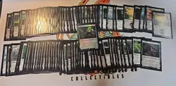 MTG Warhammer 40k Commander Deck - Necron Dynasties Opened & Sleeved W. Deck Box - Image 1