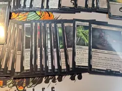 MTG Warhammer 40k Commander Deck - Necron Dynasties Opened & Sleeved W. Deck Box - Image 2