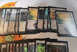 MTG Warhammer 40k Commander Deck - Necron Dynasties Opened & Sleeved W. Deck Box - Image 3