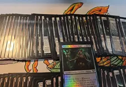 MTG Warhammer 40k Commander Deck - Necron Dynasties Opened & Sleeved W. Deck Box - Image 4