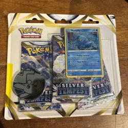 POKEMON TCG SILVER TEMPEST TRIPLE BLISTER PACK x 2 - Image 1