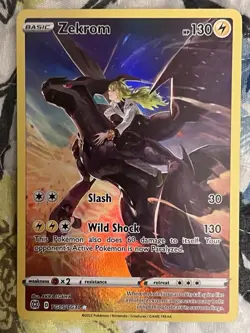 Zekrom TG05/TG30 Brilliant Stars Trainer Gallery Pokemon TCG Holo - Image 1