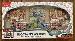 NEW Pokemon TCG Blooming Waters Premium Collection Scarlet & Violet 151 Lot Of 2 - Image 1