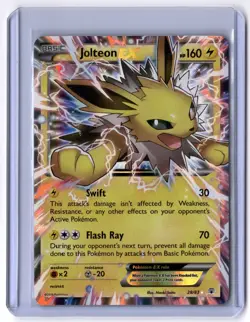 Jolteon EX 28/83 Ultra Rare Holo NM Pokemon Generations - Image 1