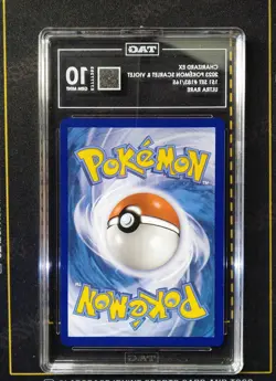 2023 POKEMON MEW EN-151 ULTRA RARE #183 CHARIZARD EX TAG 10 - Image 2