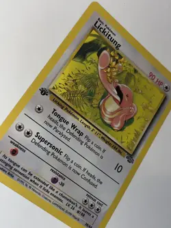 Pokemon TCG Lickitung Jungle 38/64 Regular 1st Edition Uncommon - Image 1