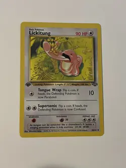 Pokemon TCG Lickitung Jungle 38/64 Regular 1st Edition Uncommon - Image 2