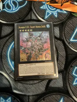 Yugioh Number C101 Silent Honor Dark Ultimate Rare Light Play - Image 1