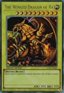 Yugioh! The Winged Dragon of Ra - LC01-EN003 - Ultra Rare - Limited Edition (25t - Image 1