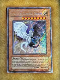 Yugioh Light and Darkness Dragon RP02-EN095 Secret Rare 2025 Print NM - Image 1
