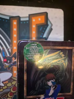 Yu-Gi-Oh! Kaiba Blue-Eyes White Dragon Collectors Tin SEALED - 2003 BPT - PHOTOS - Image 2