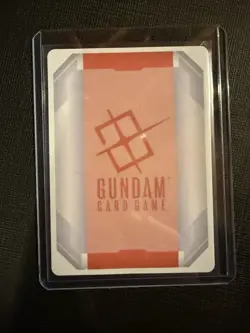 Gundam TCG Card Game Dual Impact Foil Resource GD02 R-015 C++ GQuuuuuuX Gundam - Image 2