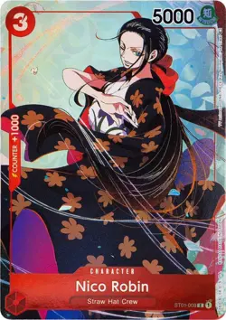 Nico Robin (Gift Collection 2023) ST01-008 English Promo One Piece Card Game - Image 1