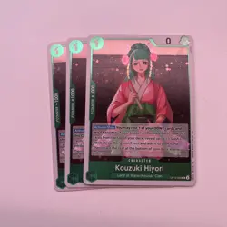 OP12-028 Kouzuki Hiyori (R) Legacy of the Master One Piece CCG (x3 Cards) - Image 2