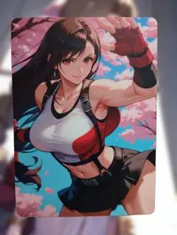 Tifa Lockhart Final Fantasy Anime Waifu Sexy Goddess Doujin Lewd Hentai Card - Image 1