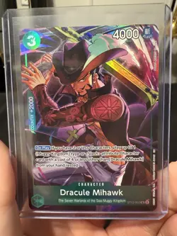 Dracule Mihawk ST12-003 - English Super Rare Promo One Piece Card Foil - Image 1