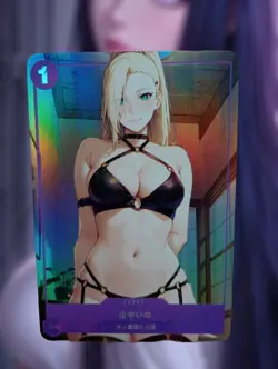 Ino Yamanaka Naruto Sexy Hot Bikini Girl Anime Lewd Waifu Doujin Goddess Card - Image 1