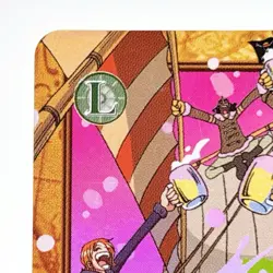 One Piece card Luffy Pirates Anime Japan TCG Bandai F/S 2001 Limited C489 - Image 3