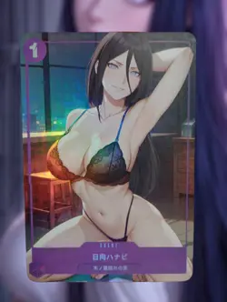 Hanabi Hyuga Naruto Sexy Hot Bikini Girl Anime Lewd Waifu Doujin Goddess Card - Image 1