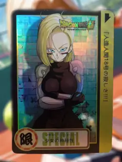 Dragon Ball Z Android 18 Sexy Waifu Goddess Hentai Doujin Anime Card - Image 1