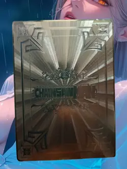 Power Chainsaw Man Christmas Special Waifu Doujin Goddess Hentai Metal Card - Image 2