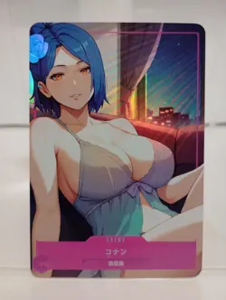 Konan Naruto Sexy Hot Bikini Girl Anime Lewd Waifu Doujin Goddess Card - Image 1