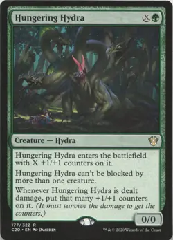 Hungering Hydra R Commander 2020 177 - LP MTG - Image 1