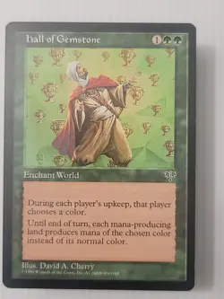 Magic The Gathering Mirage Hall of Gemstone (MTG, Green, Enchanted World) - Image 1