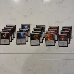 Magic the Gathering MTG Tri Fetch Lands Triomes Set Of 19 - Image 1