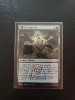Rockalanche FOIL Avatar The Last Airbender MTG NM - Image 1