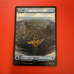 Basic Land - Island - Chocobo Track FOIL MTG Final Fantasy Full Art - Image 1