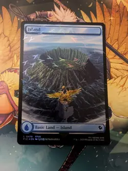 MTG Universe's Beyond Final Fantasy Island (Chocobo Track Foil) Full art land NM - Image 1