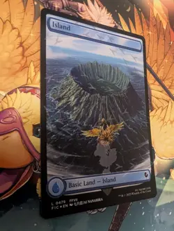 MTG Universe's Beyond Final Fantasy Island (Chocobo Track Foil) Full art land NM - Image 3