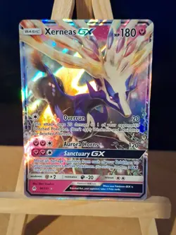 Pokemon TCG Xerneas GX Forbidden Light 90/131 Holo Ultra Rare NM - Image 1