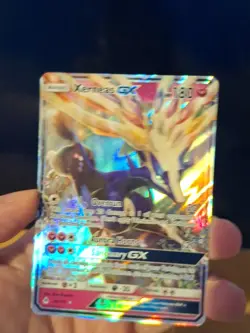 Pokemon TCG Xerneas GX Forbidden Light 90/131 Holo Ultra Rare NM - Image 2