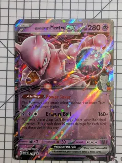 Pokemon TCG | Team Rocket's Mewtwo EX SVP 216 Promo - Image 1