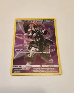 Pokemon TCG Armored Mewtwo Holo Black Star Promo SM228 - Image 1