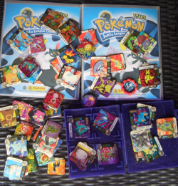 Pokemon magnetic STAXS 2002 Johto League Championships 2 folders + box. Job Lot - Image 1